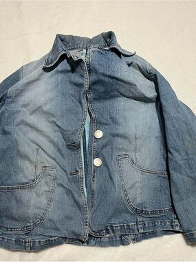 Vintage MXM Denim Jacket - Washed Blue Casual Coat